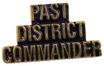 PAST DISTRICT COMMANDER HAT PIN - HATNPATCH