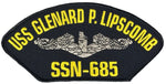 USS GLENARD P. LIPSCOMB SSN-685 SHIP PATCH - GREAT COLOR - Veteran Owned Business - HATNPATCH