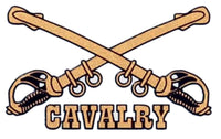 Cavalry (Crossed Sword) Decal - HATNPATCH