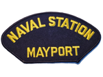 Naval Station Mayport Patch - Great Color - Veteran Owned Business - HATNPATCH