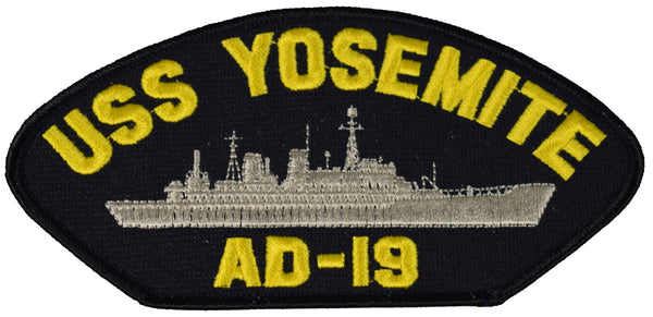 USS YOSEMITE AD-19 SHIP PATCH - GREAT COLOR - Veteran Owned Business - HATNPATCH