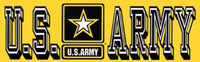 U.S. Army Star Logo Bumper Sticker - HATNPATCH