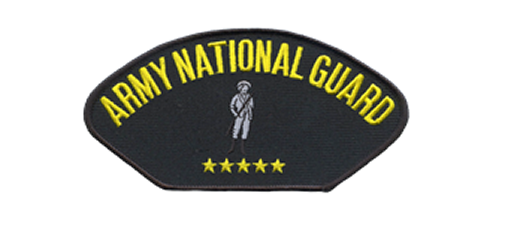 ARMY NATIONAL GUARD PATCH ARNG RESERVE FORCE STATE MILITIA DISASTER VETERAN - HATNPATCH