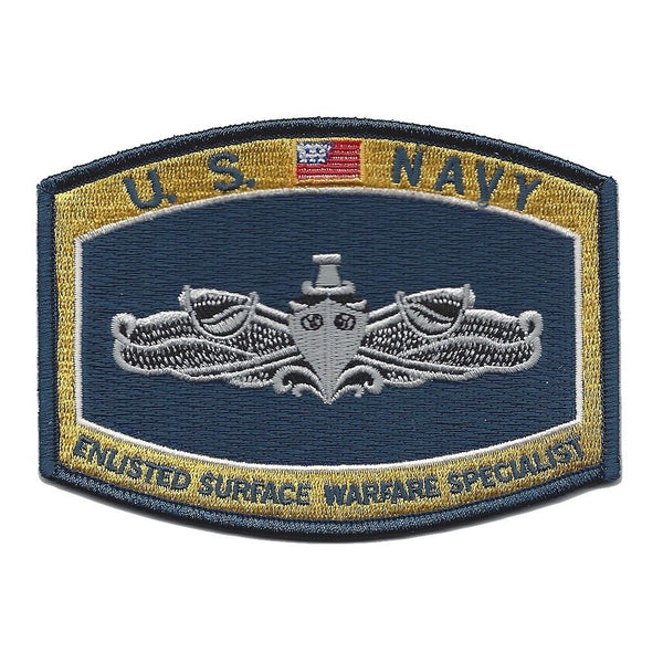 USN ENLISTED SURFACE WARFARE SPECIALIST PATCH - HATNPATCH