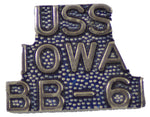USS Iowa BB-61 Pin - HATNPATCH