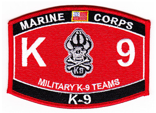 US Marine Corps K-9 Military K-9 Teams MOS Patch - HATNPATCH