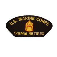 USMC SERGEANT MAJOR RETIRED PATCH - HATNPATCH