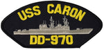 USS CARON DD-970 SHIP PATCH - GREAT COLOR - Veteran Owned Business - HATNPATCH