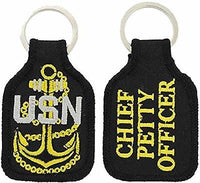 USN NAVY CHIEF PETTY OFFICER CPO KEY CHAIN INITIATED MESS VETERAN RETIRED ACTIVE - HATNPATCH