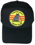 TONKIN GULF YACHT CLUB HAT - BLACK GOLF STYLE - Veteran Owned Business - HATNPATCH
