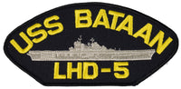 USS BATAAN LHD-5 SHIP PATCH - GREAT COLOR - Veteran Owned Business - HATNPATCH