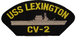 USS LEXINGTON CV-2 PATCH - HATNPATCH