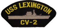 USS LEXINGTON CV-2 PATCH - HATNPATCH