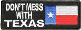 DON'T MESS WITH TEXAS WITH FLAG PATCH - HATNPATCH