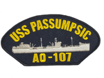 USS PASSUMPSIC AO-107 Ship Patch - Great Color - Veteran Owned Business - HATNPATCH