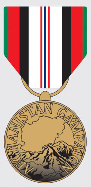 Afghanistan Campaign Service Medal Decal - HATNPATCH