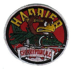 USMC MARINE CORPS AV-8B HARRIER CHERRY POINT PATCH CAROLINA LAWN DART WIDOWMAKER - HATNPATCH