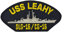 USS Leahy DLG-16/CG-16 Ship Patch - Great Color - Veteran Owned Business - HATNPATCH