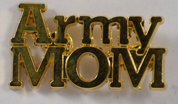 Army Mom Script Pin - (1 inch) - HATNPATCH