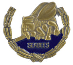 SEABEES WREATH HAT PIN - HATNPATCH