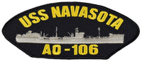 USS Navasota AO-106 Ship Patch - HATNPATCH
