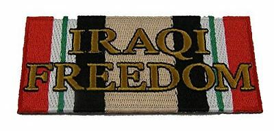 IRAQI FREEDOM SERVICE RIBBON PATCH OPERATION OIF CAMPAIGN VETERAN - HATNPATCH