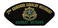 US ARMY 2ND SECOND ARMORED CAVALRY REGIMENT ACR COMBAT VET PATCH TOUJOURS PRET - HATNPATCH