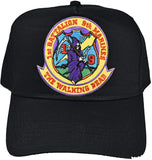 1ST BATTALION 9TH MARINES THE WALKING DEAD HAT - BLACK - Veteran Owned Business - HATNPATCH