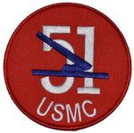 51ST DEFENSE BATTALION MONTFORD POINT MARINES PATCH - Multi-colored - HATNPATCH