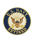 Navy Retired Pin - HATNPATCH