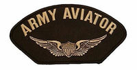 US ARMY AVIATOR PATCH W/ PILOT WINGS BADGE VETERAN - HATNPATCH
