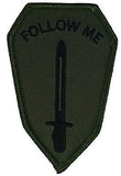 Infantry School Follow Me OD Subd Army Patch - HATNPATCH