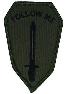 Infantry School Follow Me OD Subd Army Patch - HATNPATCH