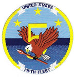 USN NAVY 5TH FIFTH FLEET VETERAN LARGE CRUISE JACKET PATCH - HATNPATCH