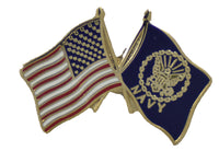 FLAG - NAVY/USA HAT PIN - HATNPATCH