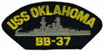 USS OKLAHOMA BB-37 PATCH - HATNPATCH
