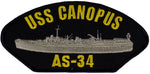 USS CANOPUS AS-34 Patch.  - Found per customer request! Ask Us! - HATNPATCH