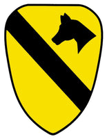 U.S. Army 1st Cavalry Shield 5" Decal - HATNPATCH