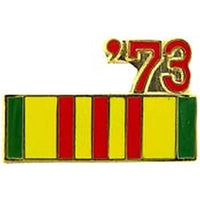 1973 VIETNAM SERVICE RIBBON LAPEL OR HAT PIN - HATNPATCH