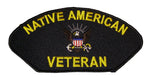 Native American Veteran US Navy Patch - Veteran Owned Business - HATNPATCH