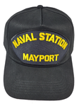 Naval Station Mayport HAT - Black - Veteran Owned Business - HATNPATCH