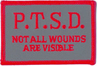 P.T.S.D. NOT ALL WOUNDS ARE VISIBLE PATCH - HATNPATCH