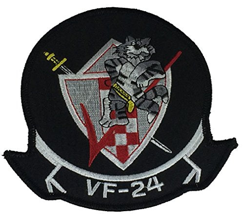FIGHTER SQUADRON VF-24 "FIGHTING RENEGADES" CRUISE JACKET PATCH - Great Standout Coloring - Veteran Owned Business. - HATNPATCH