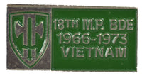 18th MP Brigade Vietnam Hat Pin - HATNPATCH