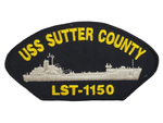 USS Sutter County LST-1150 Ship Patch - Great Color - Veteran Owned Business - HATNPATCH