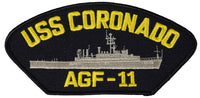 USS CORONADO AGF-11 SHIP PATCH - GREAT COLOR - Veteran Owned Business - HATNPATCH