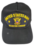 United States Navy Recruiting Command HAT - Black - Veteran Owned Business - HATNPATCH
