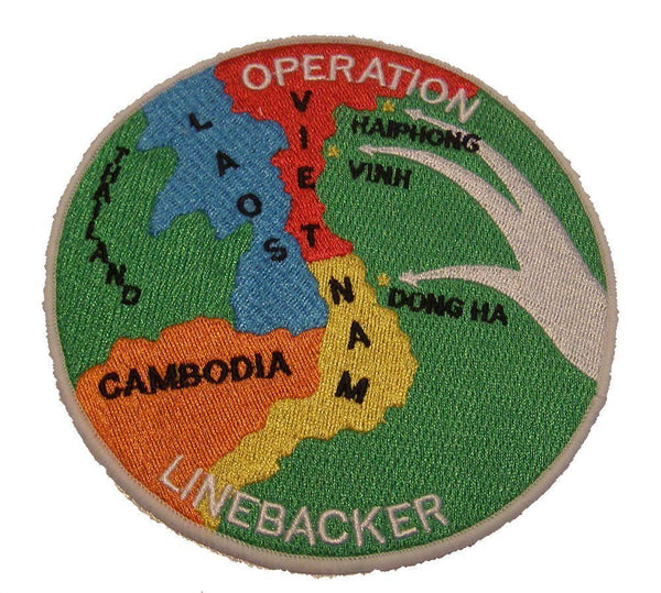 OPERATION LINEBACKER VIETNAM VETERAN PATCH NAM AIR WAR SE ASIA REPUBLIC OF - HATNPATCH