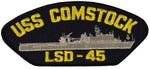 USS COMSTOCK LSD-45 SHIP PATCH - GREAT COLOR - Veteran Owned Business - HATNPATCH