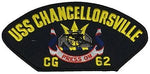 USS CHANCELLORSVILLE CG-62 PATCH - HATNPATCH